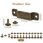 6 Pcs Tape Measure Clip Measuring Tape Holder Metal Measuring Tape Belt Holder Tape Holder for Tool Belt Tape Measure Clips with Rivets with Rivets Tape Measure Hanging Tape Holder for Easy to Carry