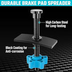 DURATECH Heavy Duty Caliper Piston Compressor Tool, Brake Pad Spreader with 2PCS Brake Caliper Hangers,Brake Piston Compressor Tool for Most Cars and Light Trucks