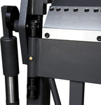 KAKA INDUSTRIAL Pan and Box Brake, 40-Inch Sheet Metal Brake Machine with Fingers, 12-Gauge Mild Steel Capacity Box and Pan Brake with Foot Clamp PBB-4012