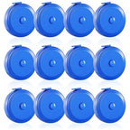 16 Pack Tape Measure, 60 Inch/150cm Retractable Body Measuring Tape - Sapphire Blue Soft Sewing Tape for Tailor, Craft & Cloth Measurements