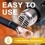 TKDMR 65 Ft 5/16" Heat Shrink Tubing - 3:1 Ratio Marine Grade Heat Shrink,Wire Cable Adhesive Lined Tube Insulation Seal Against Moisture Corrosion and Air Leakage.Black