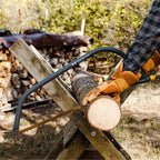 Woodland Tools 24 Inch Bow Saw – Heavy Duty Frame with Hardened Steel Blade, Comfort Grip, Tension Lever, Manual Saw for Trees, Brush, and Christmas Tree Cutting