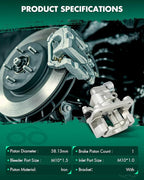 SCITOO 18B4824 Rear Right Disc Brake Caliper Assembly w/Bracket For Ford For Mustang 1999-2004