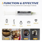 SCOTTCHEN 3Pcs Diamond Polishing Paste, 400/600/1,200 Grit, 54-80/22-36/10-20 Microns Lapping Compound with 50% Concentration of Diamond Powders for Jewelry, Metal, Ring, Glass, Coin, 5 Gram Each