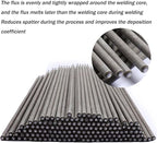 50PCS J422 Welding Rods 1.8mm, Mild Steel Electrodes, All Position Stick Rods, Smooth Welding Performance, Ideal for DIY and Repair,50pcs,1.0mm
