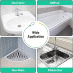 Kelly's Collection 30 Inch Drain Snake Hair Clog Remover, Anti-break Metal Sink Snake Drain Cleaner Tool with Nylon Layer, Drain Hair Removal Tool for Shower, Bathroom Sink Drain Unclog (5 Pack)