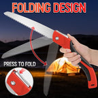 DIYSELF 1 Pack Folding Saw, 7-inch Hand Saw for Wood Cutting, Foldable Pruning Camping Survival Saw with Sk5 Blade, Camping Saw for Tree Trimming, Garden, Bushcraft, Outdoor Portable Hand Saw