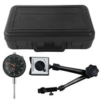 HDLNKAK Dial Indicator Gauge and Magnetic Base, 0-1"/0.001"Dial Indicator with 176lbs (80kg) Max Pull Magnetic Base, Measuring Tool for 3D Printer, Table Saw Measurement, Auto Repair and CNC Machine