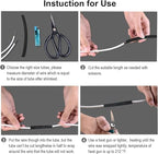 1/2 Inch (Diameter) 3:1 Dual Wall Adhesive Heat Shrink Tubing, Large Glue Lined Marine Cable Sleeve Tube, Premium Wire Wrap Protector for DIY by MILAPEAK (4 ft, Black)