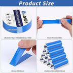 100 Rolls Blue Electrical Tape Bulk 3/4 Inch x 66ft, Waterproof Vinyl Electric Tape High Temp Insulation Tape for Electrical Protection Home Outdoor Electric Insulating Wire Wrapping