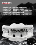 cciyu 18-B4791 18-B4790 Front Left & Right Brake Calipers Assembly w/Bracket For Ford For Excursion 2000-2005,For Ford For F-250 Super Duty 1999-2004,For Ford For F-350 Super Duty 1999-2004