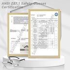 50 Pack Safety Glasses ANSI Z87.1 Scratch Resistant Eyewear for Women Man Lab Goggles Eye Protection