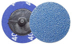 Benchmark Abrasives 2 Inch Sanding Discs Quick Change Zirconia - Male R Type Backing Drill & Die Grinder Sanding Disc for Deburring Polishing Rust Remover for Metal Paint Stripper (25 Pack), Mix Grit