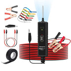 Power Circuit Probe Tester 12V-24V DC Test Light,Car Fuse Tester Tool Short Circuit Located,Auto Electrical Tester Kit Component Polarity Identify with Overload Protection,P55 Auto Test Probe