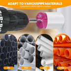 9PCS Professional PVC Pipe Reamer Tool