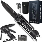 Titorld Multitool Pocket Knife Folding Knife for Men 21 in 1, Christmas Stocking Stuffers, Anniversary Birthday Gifts for Men Dad Him Husband, Cool Outdoor Camping Hiking Fishing Tools Gift Ideas