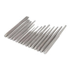 NEIKO 02626A Punch and Chisel Set | 16 Piece | Cold Chisels, Taper, Pin & Center Punches | Chrome Vanadium Steel | Roll Up Pouch | Chisel Tip Gauge | Ground and Polished | Tapered Striking Head