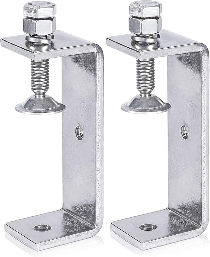 Clamp Heavy Duty Tiger Clamp Metal C Clamps Woodworking C-Clamp With Wide Jaw Openings (120MM)，2PCS
