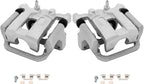 SCITOO Rear Left+Right Brake Calipers With Bracket 19B3437 19B3436 Compatible For Nissan Rogue 2008-2013 For Nissan Rogue Select 2014-2015