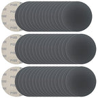 6 Inch 50 Pcs Wet Dry Sanding Discs Hook and Loop, 1000 Grit Sandpaper Automotive Wood Metal Polishing & Sanding, Silicon Carbide Sand Paper for Random Orbital Sander (Grit 1000)