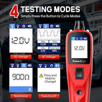 Autel Automotive Circuit Tester PowerScan PS100, Power Circuit Probe Kit, Breaker Finder, 12V 24 Relay Tester, 20ft Extension Cable AVOmeter, Test Light, Continuity Checker, for 99% Cars