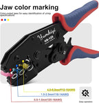Crimping Tool For Heat Shrink Connectors- Perfect for Home, Boat and Automotive Wiring-Ratcheting Wire Crimpers,Works with AWG20-10 Waterproof Connectors