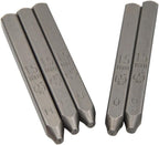 36pcs Heavy Duty Steel Stamp Uppercase Letters and Number 1/16 1.5mm Hand Stamping Character Mark Code Alphabet Punch Kit for Bracelet Ring Jewelry Sheet Metal Plate Making Mold Die
