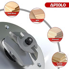 Professional Bevel Raised Panel with Back Cutter Router Bits 1/2 Inch Shank for Cove-Cut and Making Cabinet Door, 3-1/2 Inch Diameter, Used in Combination with Rail and Stile Router Bits