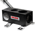 KAKA INDUSTRIAL Pipe and Tube Notcher Manual for 1-1/2 in, 2 in Inside Diameter, Heavy Duty High Precision Light Weight RA-3