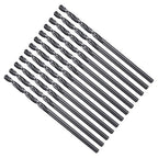 Drill Bit, 2mm Cutting Diameter, 4241 HSS Nitriding Black 118° Cutting Angle Versatile Jobber Bits - (Applications: for Drilling Plastic Wood Soft Metal), 12-Pieces