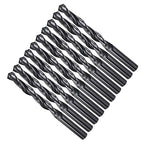 Drill Bit, 11mm Cutting Diameter, 4241 HSS Nitriding Black 118° Cutting Angle Versatile Jobber Bits - (Applications: for Drilling Plastic Wood Soft Metal), 10-Pieces