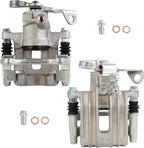 cciyu Rear Left & Right Brake Calipers Assembly w/Bracket 19B2109 19B2108 1998-2001 For Audi For A4,1998-2004 For Audi For A6,1998-2005 For Volkswagen For Passat