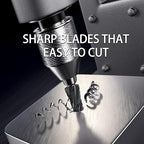 M35 Cobalt Step Drill Bit - 1/8" to 1/2" (13 Sizes) - Unibit Four Spiral Flute - 1/4" Hex Shank - Metal Drilling Bit: High Strength, Durability, Efficient