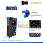 HDS2102 Oscilloscope 2CH Digital Handheld Oscilloscope Multiumeter 3.5" LCD 100MHz Bandwidth for Automobile Maintenance Power Detection