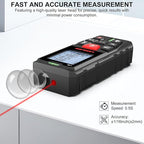 LT50 Laser Distance Meter – 50m (165ft) Range, High Accuracy, Multiple Measurement Modes, Built-in Level Bubble, and Mute Function Handle Laser Distance Measurement Tool