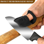 RingSun Thumb Guard Wood Carving Tools, Leather Finger Protector, Handmade Carpenter Working Carving Kit Accessories