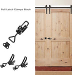 2 Pack Adjustable Black Toggle Clamp Latch(4002) Heavy Duty 550 lbs Capacity Toggle Latch & Quick Release Metal Pull Latches, Easy to Install for Lid Box Case Door Smoker(come with 10pcs 0.78" Screws)