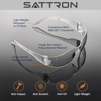 Clear Safety Glasses Bulk of 50, ANSI Z87.1 Eye Protection for Women Men, Scratch & Impact Resistant Protective Glasses, Ideal for Lab, Construction, Shooting
