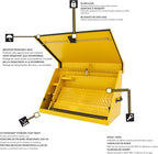 DeWalt 36" x 17" Triangle Toolbox - Steel, Yellow