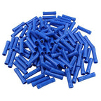Hordion 120pcs 16-14 AWG Butt Splice Connectors, Blue Butt Connectors Crimp Insulated Electrical Straight Wire Terminals