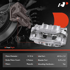 A-Premium Disc Brake Caliper Assembly with Bracket Compatible with Ford Models - For F-150 2012-2020, Lobo 2011-2013 2015-2020 - Front Right Passenger Side