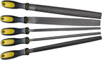 Metal File Set, 5-Piece, 10-inch,High Carbon Steel File,Work for Metal, Wood,Plastic