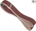 20 Pcs Sanding Belts 2 x 72 Inch 60 Grit Aluminum Oxide Abrasive Sandpaper for Belt Sander Metal Grinding Wood Working Weld Rust Removal