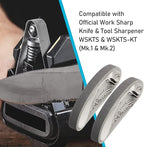 1/2" x 12" Knife Sharpener Sanding Belts,600 Fine Grit Knife Sharpening Belt for Official Work Sharp Knife & Tool Sharpener (WSKTS & WSKTS-KT/Mk.1 & Mk.2)