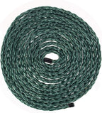 Hollow Braid Polypropylene Rope (1/4 Inch, 100 Feet, Hunter Green) - Barrier Rope - Trail Marking, Crowd Control, Golf Courses