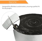 DOBTIM Foam Foil Pipe Insulation Wrap 2 in x 32 ft,Reflective Foil Insulation Tape Self Adhesive with High Resilience for Pipe Insulation Wrap