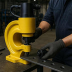 Hydraulic Punch Dies for CH-70, CH-70 Hydraulic Round Hole Punch Die Set, Upper Mold Dia: 26mm, Lower Mold Dia: 40mm for Steel, Copper, Aluminum and Heavy Duty Metal (5.5mm)
