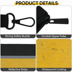 TICONN Tool Pouches with Zipper, 1680D Oxford Small Tool Bags, Waterproof Utility Bag Zipper Pouch for Tool Organizers and Storage (9 Pack Large)
