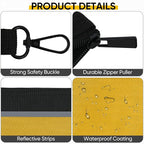 TICONN Tool Pouches with Zipper, 1680D Oxford Small Tool Bags, Waterproof Utility Bag Zipper Pouch for Tool Organizers and Storage (9 Pack Combo)