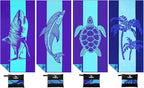 4 Pack Microfiber Lightweight Thin Beach Towel Sand Free Quick Dry Super Absorbent Large Towels for Swimming Pool Yoga Gym Travel Vacation Beach Accessories Essentials for Adults